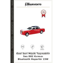 Özel Seri Müzik Taşınabilir Ses D82 Kırmızı Bluetooth Hoparlör 15W