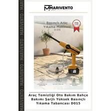 Araç Temizliği Oto Bakım Bahçe Bakımı Şarjlı Yüksek Basınçlı Yıkama Tabancası D015