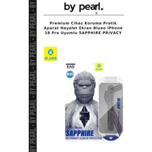 Premium Cihaz Koruma Pratik Aparat Hayalet Ekran Blueo iPhone 18 Pro Uyumlu Sapphıre Prıvacy