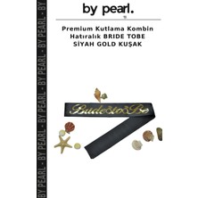 Premium Kutlama Kombin Hatıralık Brıde Tobe Siyah Gold Kuşak