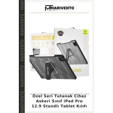 Özel Seri Tutanak Cihaz Askeri Sınıf iPad Pro 12.9 Standlı Tablet Kılıfı