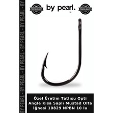 Özel Üretim Tatlısu Opti Angle Kısa Saplı Mustad Olta Iğnesi 10829 Npbn 10 Lu
