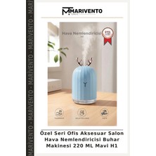 Özel Seri Ofis Aksesuar Salon Hava Nemlendiricisi Buhar Makinesi 220 ml Mavi H1