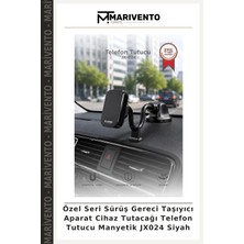 Özel Seri Sürüş Gereci Taşıyıcı Aparat Cihaz Tutacağı Telefon Tutucu Manyetik JX024 Siyah
