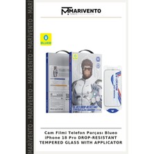 Cam Filmi Telefon Parçası Blueo iPhone 18 Pro Drop-Resıstant Tempered Glass Wıth Applıcator
