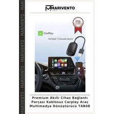 Premium Akıllı Cihaz Bağlantı Parçası Kablosuz Carplay Araç Multimedya Dönüştürücü TAB08