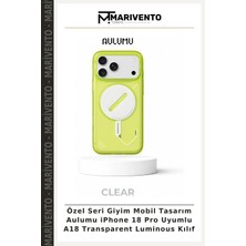 Özel Seri Giyim Mobil Tasarım Aulumu iPhone 18 Pro Uyumlu A18 Transparent Luminous Kılıf