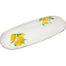 Kosova Kayık Tabak Organik 36 cm LMN-0006 6'lı Paket