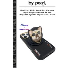 Özel Seri Akıllı Kap Cihaz Koruma Cep Koruyucu iPhone 16 Pro Magsafe Uyumlu Köpek Kılıf 2.0 3D