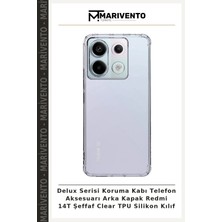 Delux Serisi Koruma Kabı Telefon Aksesuarı Arka Kapak Redmi 14T Şeffaf Clear Tpu Silikon Kılıf