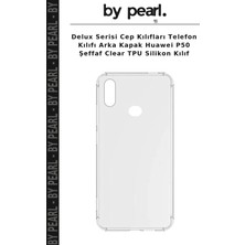 Delux Serisi Cep Kılıfları Telefon Kılıfı Arka Kapak Huawei P50 Şeffaf Clear Tpu Silikon Kılıf