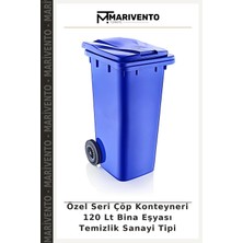 Özel Seri Çöp Konteyneri 120 Lt Bina Eşyası Temizlik Sanayi Tipi