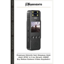 Premium Etkinlik Seti Ekipman Hobi Aleti ZF02 1,3 Inç Ekranlı 1080P Dış Mekan Kamera Video Kaydedici
