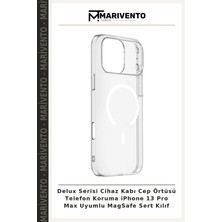 Delux Serisi Cihaz Kabı Cep Örtüsü Telefon Koruma iPhone 13 Pro Max Uyumlu Magsafe Sert Kılıf