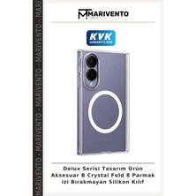 Delux Serisi Tasarım Ürün Aksesuar B Crystal Fold 8 Parmak Izi Bırakmayan Silikon Kılıf