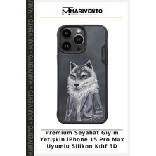 Premium Seyahat Giyim Yetişkin iPhone 15 Pro Max Uyumlu Silikon Kılıf 3D
