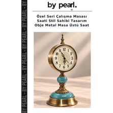 Özel Seri Çalışma Masası Saati Stil Sahibi Tasarım Obje Metal Masa Üstü Saat