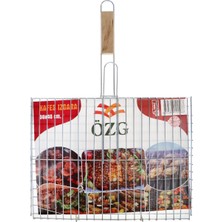 Özg 30*40 Ahşap Saplı Kafesli Izgara 12'li Paket