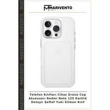 Telefon Kılıfları Cihaz Ürünü Cep Aksesuarı Redmi Note 12S Kartlık Detaylı Şeffaf Yuki Silikon Kılıf