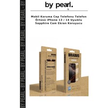 Mobil Koruma Cep Telefonu Telefon Örtüsü iPhone 13 / 14 Uyumlu Sapphire Cam Ekran Koruyucu