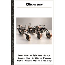 Özel Üretim Işlevsel Parça Sanayi Ürünü Atölye Eşyası Metal Bilyeli Motor Orta Boy