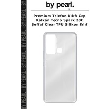 Premium Telefon Kılıfı Cep Kalkan Tecno Spark 20C Şeffaf Clear Tpu Silikon Kılıf