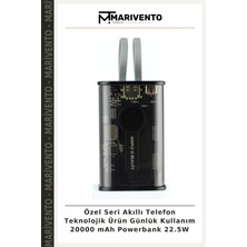 Özel Seri Akıllı Telefon Teknolojik Ürün Günlük Kullanım 20000 Mah Powerbank 22.5W