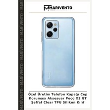 Özel Üretim Telefon Kapağı Cep Koruması Aksesuar Poco X3 Gt Şeffaf Clear Tpu Silikon Kılıf