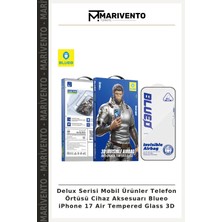 Delux Serisi Mobil Ürünler Telefon Örtüsü Cihaz Aksesuarı Blueo iPhone 17 Air Tempered Glass 3D