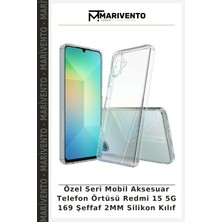 Özel Seri Mobil Aksesuar Telefon Örtüsü Redmi 15 5g 169 Şeffaf 2mm Silikon Kılıf