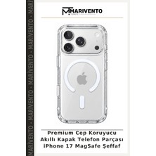 Premium Cep Koruyucu Akıllı Kapak Telefon Parçası iPhone 17 Magsafe Şeffaf