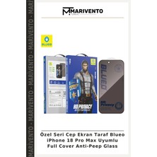 Özel Seri Cep Ekran Taraf Blueo iPhone 18 Pro Max Uyumlu Full Cover Anti-Peep Glass