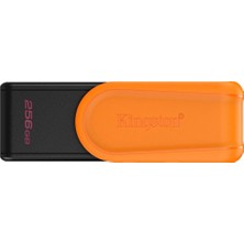 Kingston Kıngston DTXS/256GB USB 3.2 Datatraveler Exodia S Gen 1 Flash Bellek (Siyah-Turuncu)
