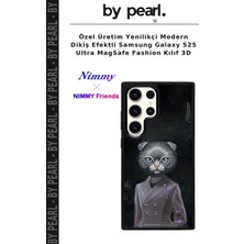 Özel Üretim Yenilikçi Modern Dikiş Efektli Samsung Galaxy S25 Ultra Magsafe Fashion Kılıf 3D