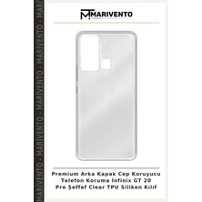 Premium Arka Kapak Cep Koruyucu Telefon Koruma Infinix Gt 20 Pro Şeffaf Clear Tpu Silikon Kılıf