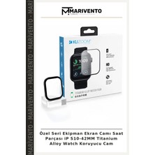 Özel Seri Ekipman Ekran Camı Saat Parçası Ip S10-42MM Titanium Alloy Watch Koruyucu Cam