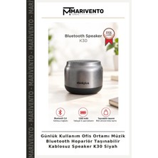 Günlük Kullanım Ofis Ortamı Müzik Bluetooth Hoparlör Taşınabilir Kablosuz Speaker K30 Siyah