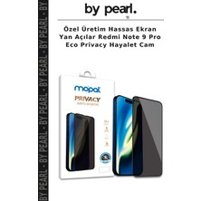 Özel Üretim Hassas Ekran Yan Açılar Redmi Note 9 Pro Eco Privacy Hayalet Cam