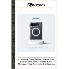 Premium Clear Cover iphone Duo Şeffaf Koruyucu Telefon Kılıfı Aksesuar Cep Telefonu Ek Koruma