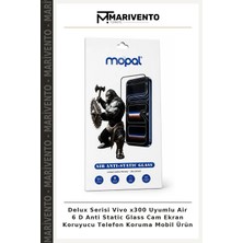 Delux Serisi Vivo X300 Uyumlu Air 6 D Anti Static Glass Cam Ekran Koruyucu Telefon Koruma Mobil Ürün