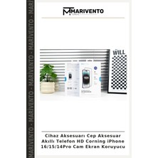 Cihaz Aksesuarı Cep Aksesuar Akıllı Telefon Hd Corning iPhone 16/15/14PRO Cam Ekran Koruyucu