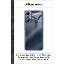 Premium Cep Kılıfı Mobil Aksesuar Telefon Örtüsü Oppo Reno A74 Şeffaf Clear Tpu Silikon Kılıf