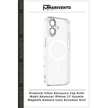 Premium Cihaz Koruyucu Cep Kılıfı Mobil Aksesuar iPhone 17 Uyumlu Magsafe Kamera Lens Korumalı Kılıf