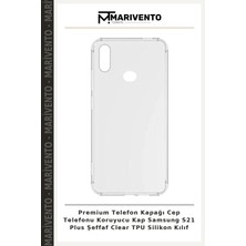 Premium Telefon Kapağı Cep Telefonu Koruyucu Kap Samsung S21 Plus Şeffaf Clear Tpu Silikon Kılıf
