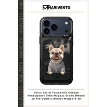 Delux Serisi Taşınabilir Cüzdan Fonksiyonel Ürün Mağaza Ürünü iPhone 18 Pro Uyumlu Nimmy Magsafe 3D