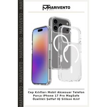 Cep Kılıfları Mobil Aksesuar Telefon Parça iPhone 17 Pro Magsafe Özellikli Şeffaf Iq Silikon Kılıf