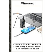 Premium Okul Eşyası Pratik Cihaz Enerji Kaynağı 10000 Mah Powerbank 22.5W