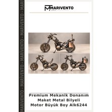 Premium Mekanik Donanım Maket Metal Bilyeli Motor Büyük Boy ALK6244
