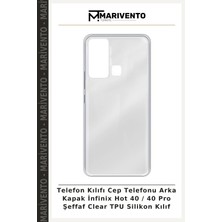 Telefon Kılıfı Cep Telefonu Arka Kapak Infinix Hot 40 / 40 Pro Şeffaf Clear Tpu Silikon Kılıf