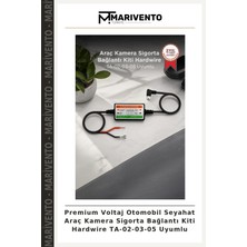 Premium Voltaj Otomobil Seyahat Araç Kamera Sigorta Bağlantı Kiti Hardwire Ta-02-03-05 Uyumlu
